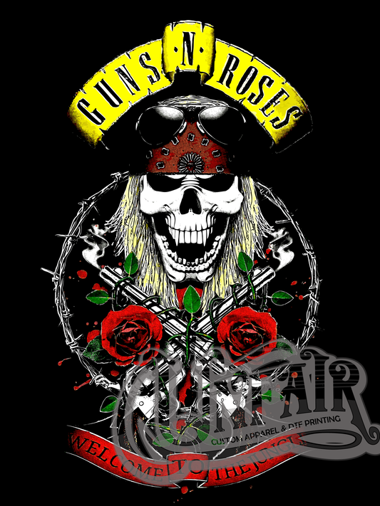 Guns N Roses DTF Print